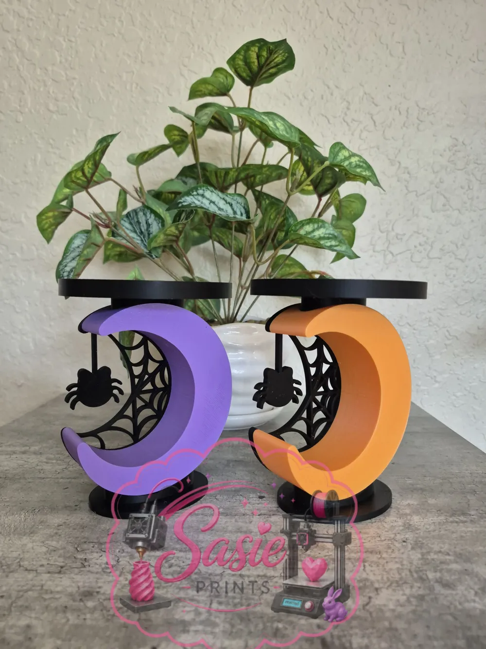 Halloween Candle Holder/Mini Plant Stand, photo 4 of 5 - Succulent & Mini Planters, office