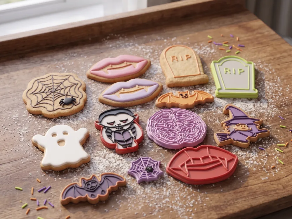 Halloween Cookie Cutters Set -Spooky Molds, photo 3 of 4 - Halloween Cookie Cutters Set -Spooky Molds Kitchen & Dining