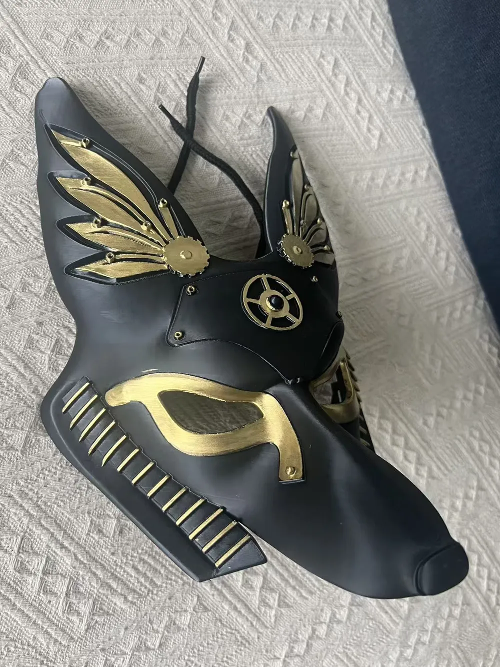 Halloween Cosplay Anubis Steampunk Mask, photo 3 of 4 - Halloween Cosplay Anubis Steampunk Mask Props & Cosplay