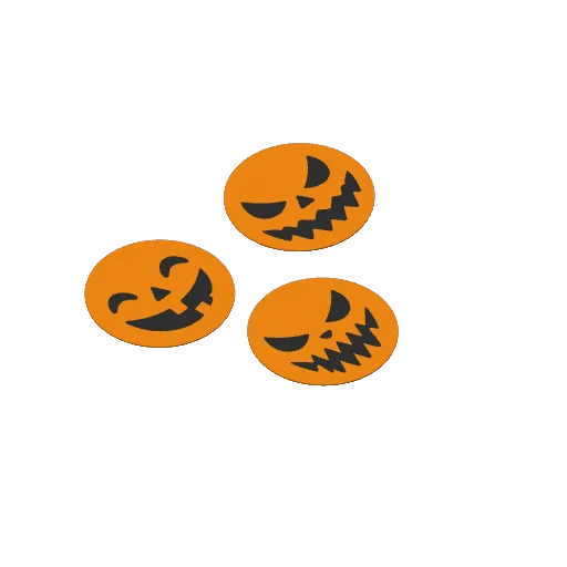 Halloween Cup Coasters Pumpkin Style, photo 4 of 4 - Halloween Cup Coasters Pumpkin Style Home Decor Items
