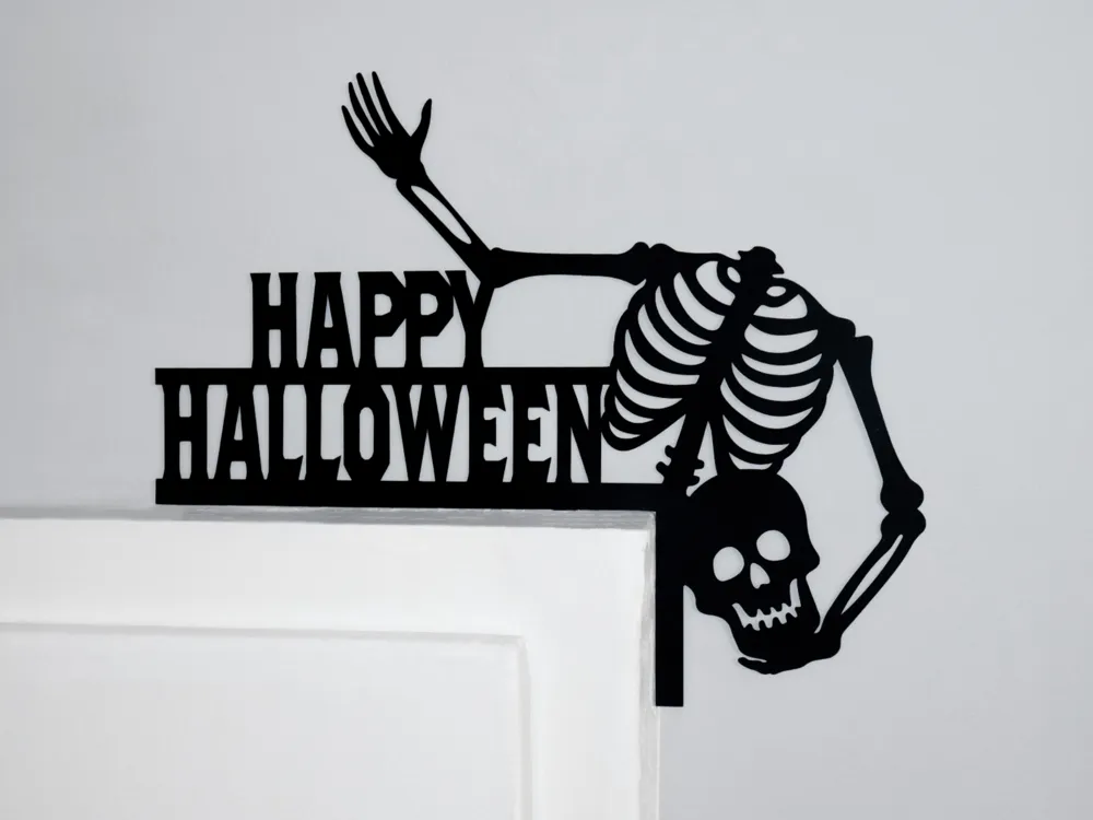 Halloween Door Corner - Halloween Skulls & Skeletons, in stock in India