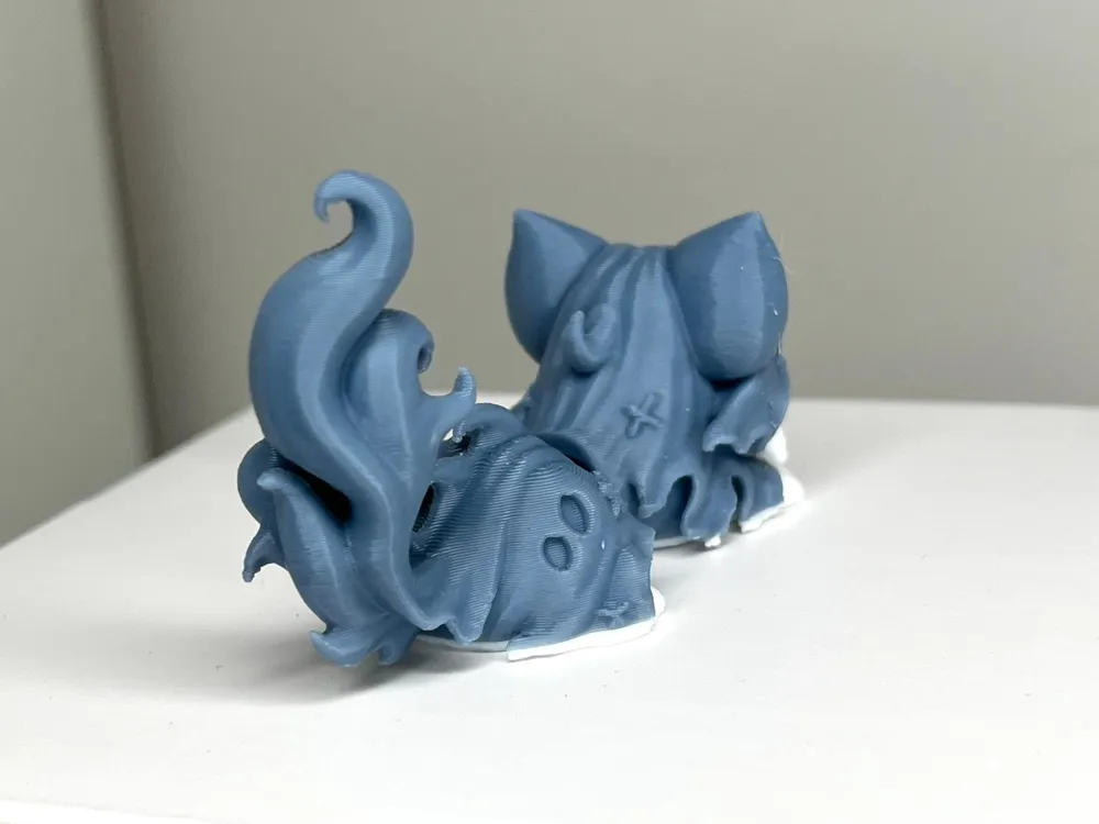 halloween ghost cat flexible toy articulated cat, photo 4 of 4 - halloween ghost cat flexible toy articulated cat Toys & Games