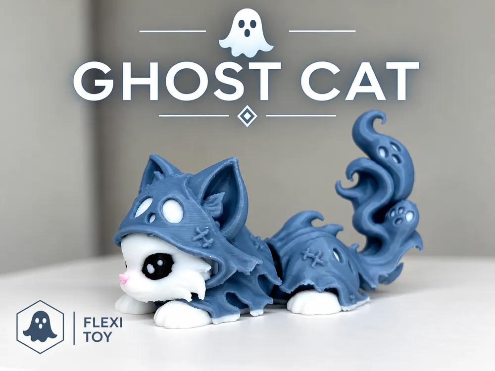 halloween ghost cat flexible toy articulated cat - Other Toys & Games, in stock in India