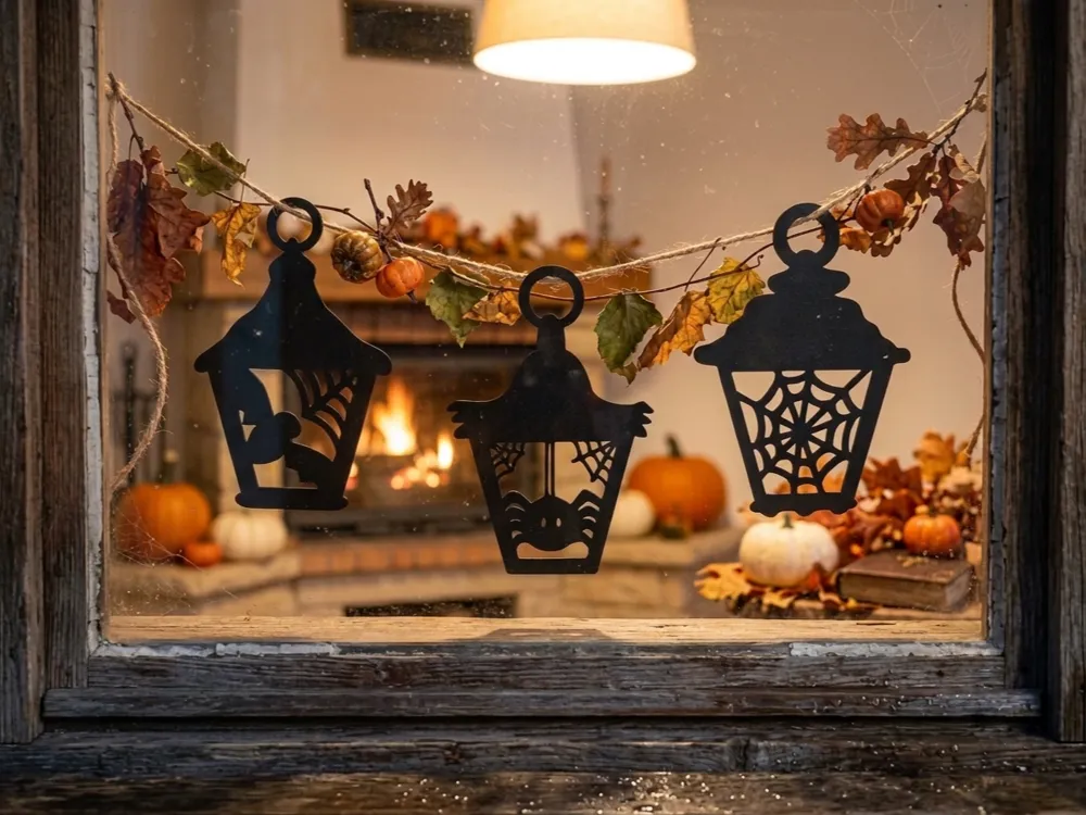 Halloween Hanging Lantern Decorations, photo 4 of 4 - Halloween Hanging Lantern Decorations Home Decor Items