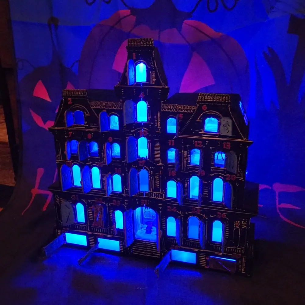 Halloween Haunted House Advent Calendar, photo 4 of 4 - Sticky Notes, Planners & Calendars, creepy