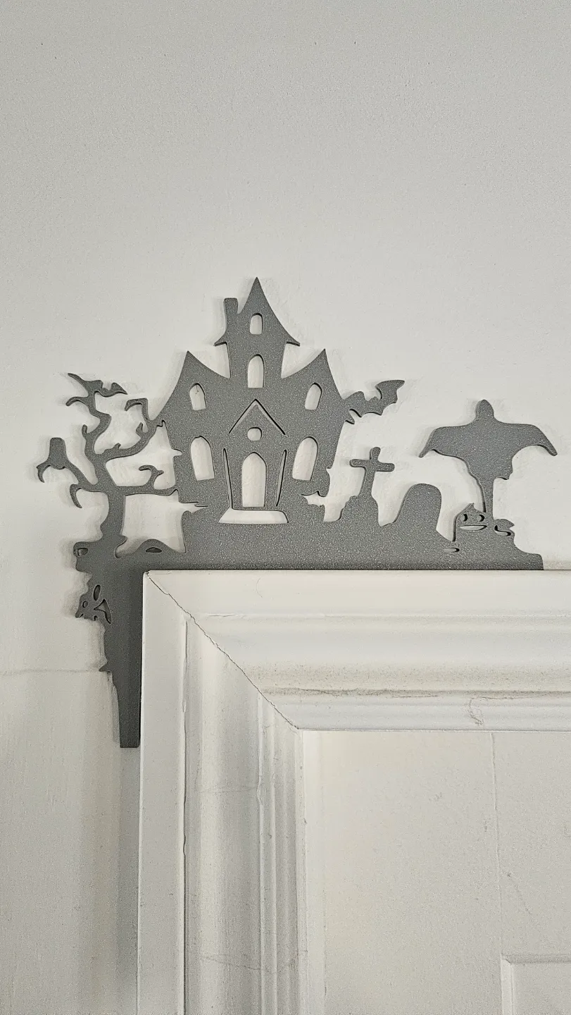 Halloween Haunted House door corner home deco, photo 4 of 4 - Tombstones, Coffins & Haunted Decor, Gifts & Occasions