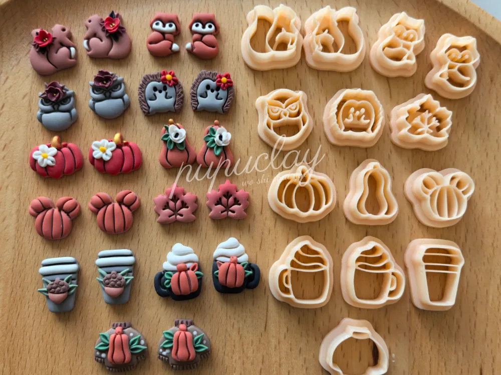 Halloween mini earrings tool - polymer clay cutter, photo 3 of 4 - Halloween mini earrings tool - polymer clay cutter Jewellery & Accessories