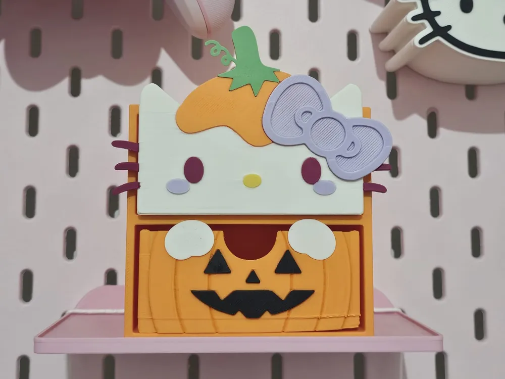 Halloween Pumpkin Hello Kitty Drawer Box - Decor, in stock in India