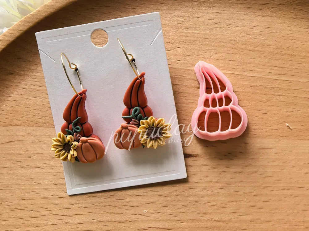 Halloween pumpkin polymer clay cutter - Clay Cutters & Clay Tools, in stock