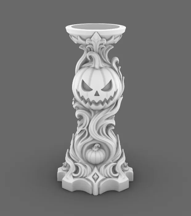 Halloween Samhain Pumpkin LED goth Tealight Holder, photo 4 of 5 - Character Tealight Holders, halloween tealight samhain tealight pumpkin holder led tealight holder halloween decor