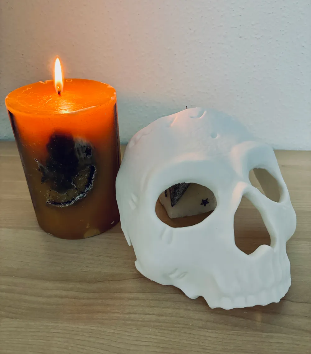 Halloween Skull Mask, photo 3 of 4 - Halloween Skull Mask Props & Cosplay