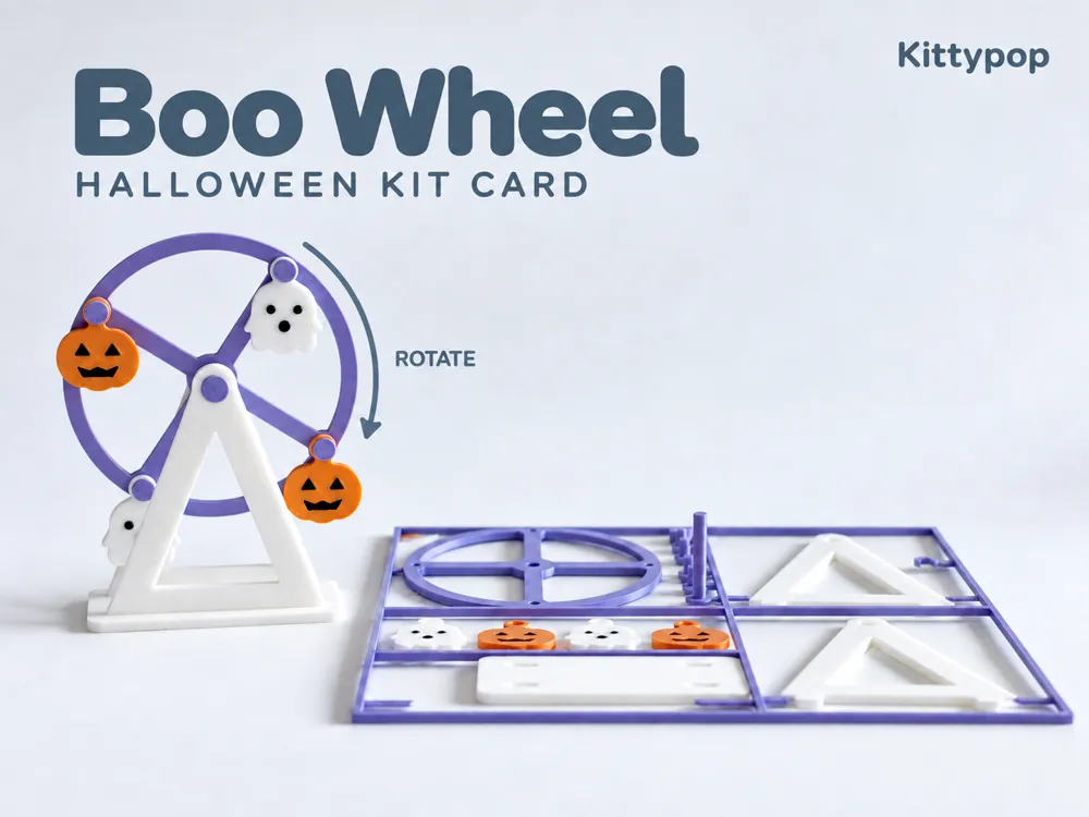 Halloween Wheel Kit Card - Pumpkins & Jack-o-lanterns, in stock in India