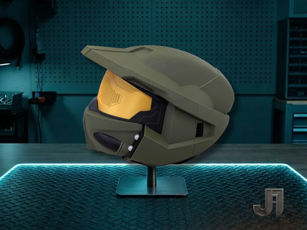 Halo-Inspired Helmet Multicolor