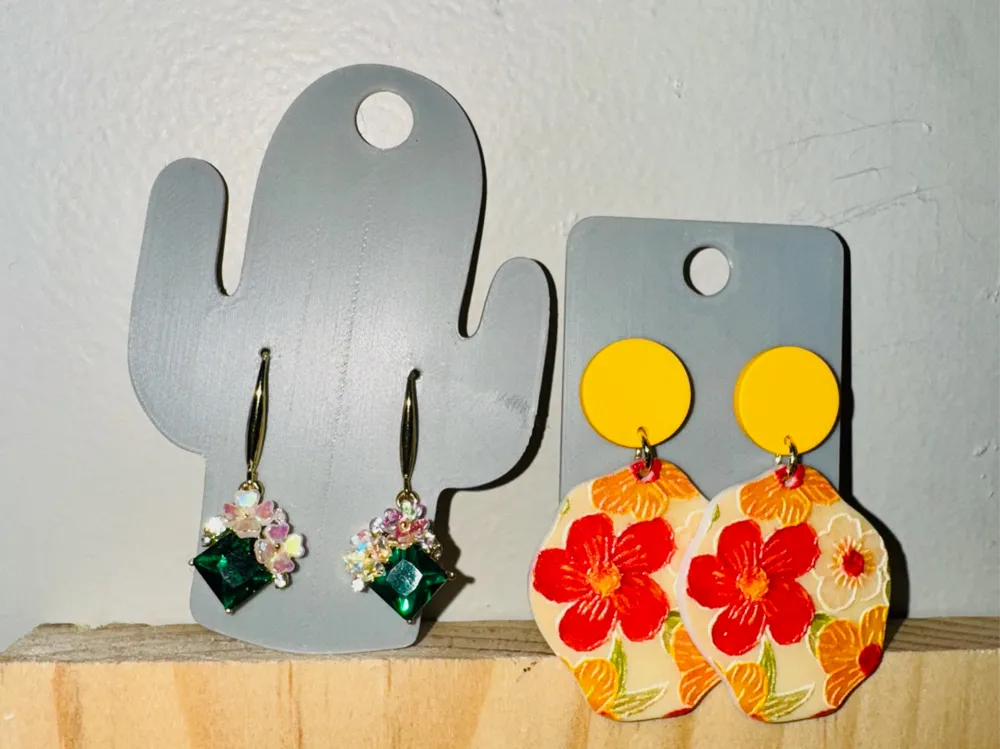 Hanging Earring Card
