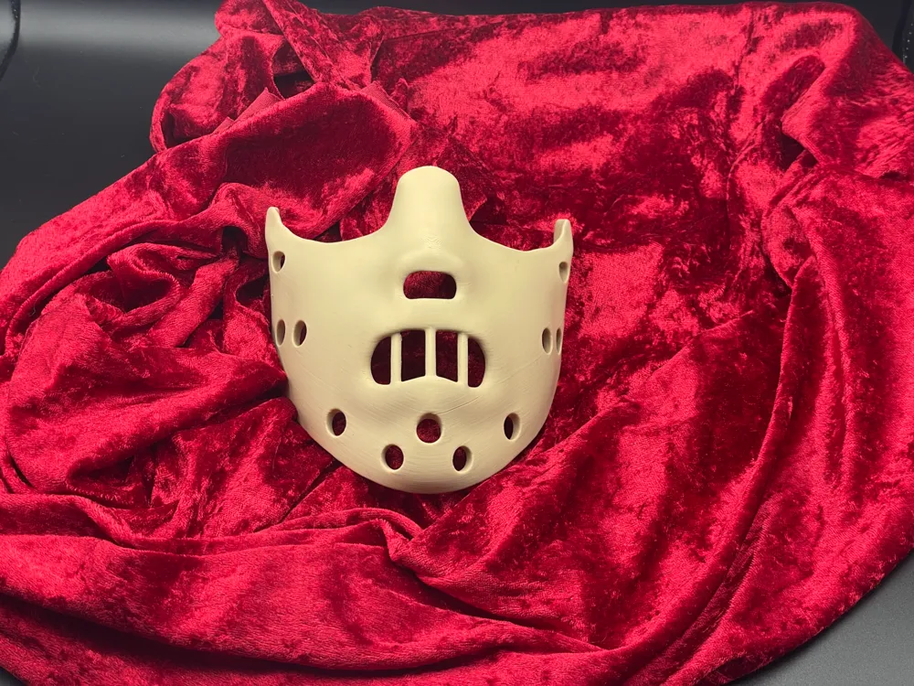 Hannibal Lecter Inspired Scary Face Mask, photo 2 of 4 - Skull & Horror Masks, facemask