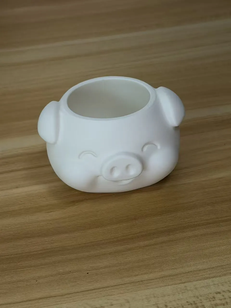 Happy pig head container, photo 2 of 4 - Canisters & Round Containers, flowerpot