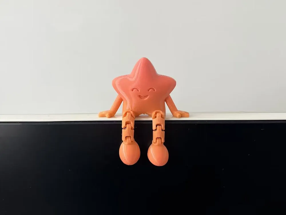 Happy Star Baby Desktop Assistant Computer Ornaments Minifigure with Movable Joints, photo 3 of 4 - Brick-compatible Sets & Minifigures, Toy