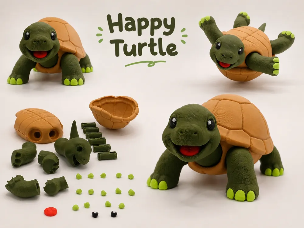 Happy Turtle, Multi-Part Funny Toy