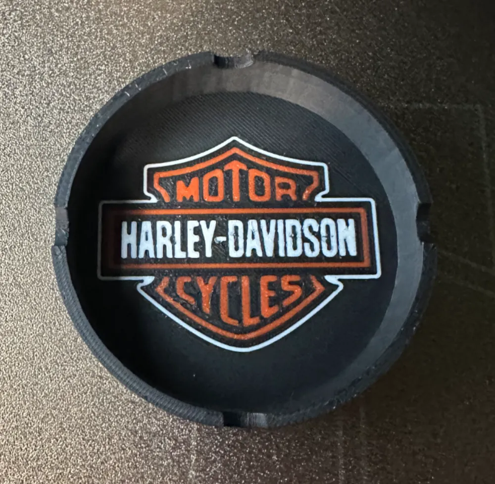 Harley Davidson Ash Tray, another view - Bike & Scooty Accessories, cigar ash tray