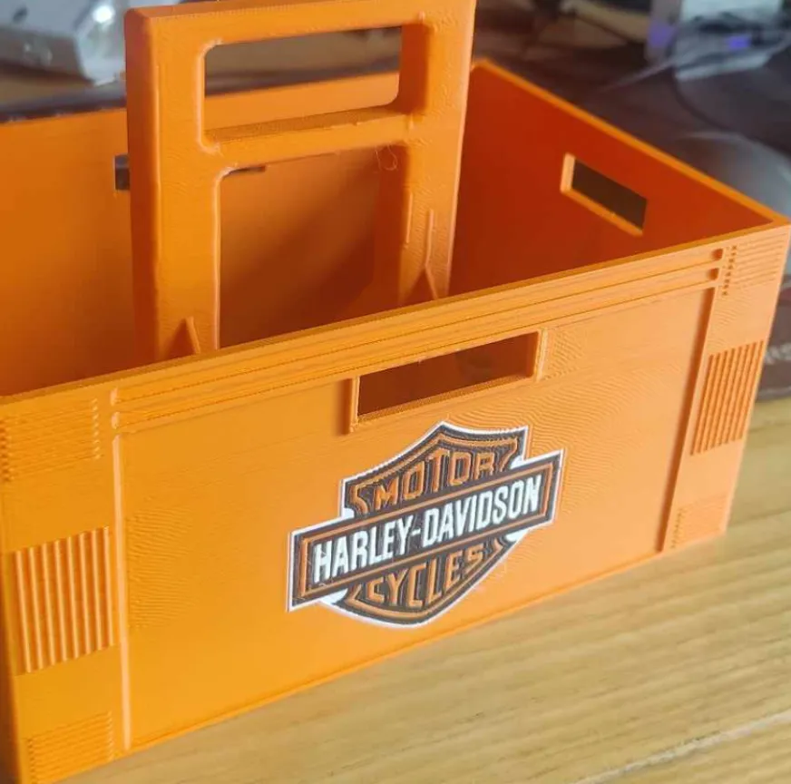 Harley davidson beer crate - Sixpack
