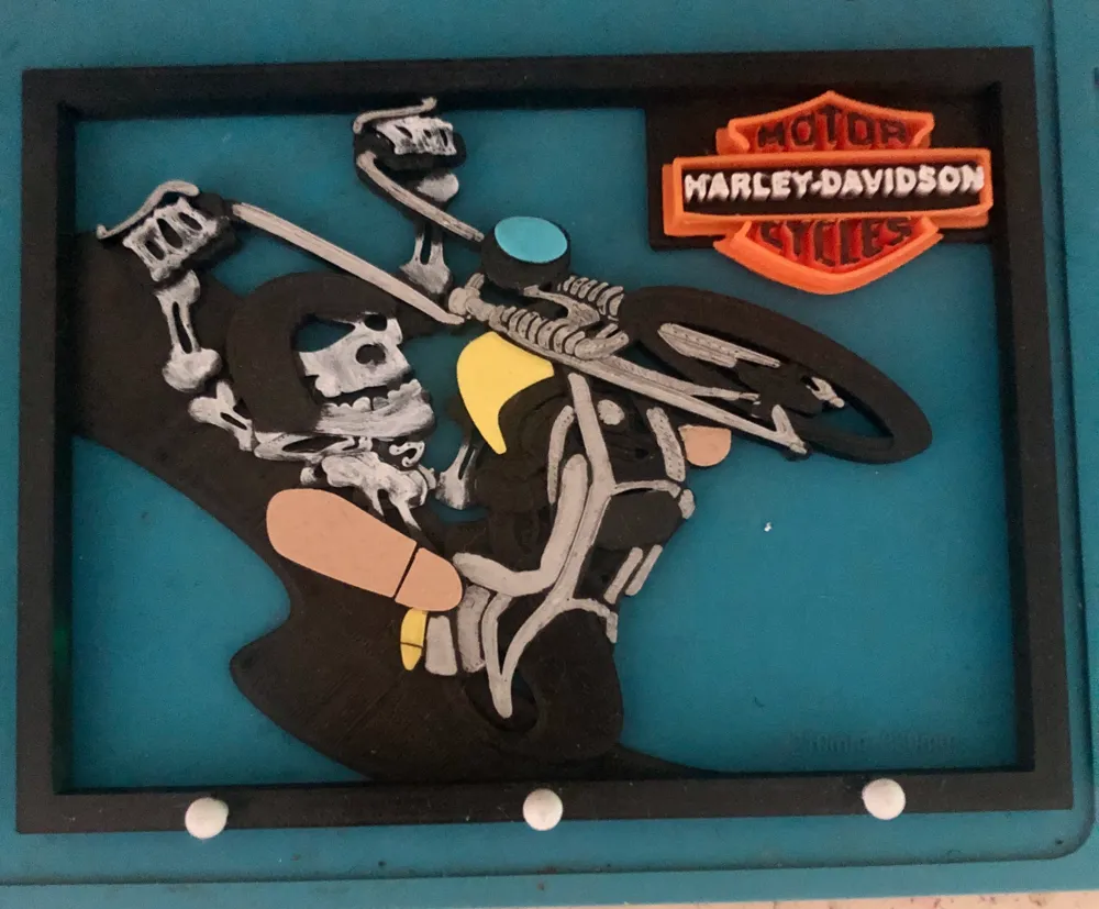 Harley-Davidson Key Rack and sign - Wall Key Hooks, in stock in India