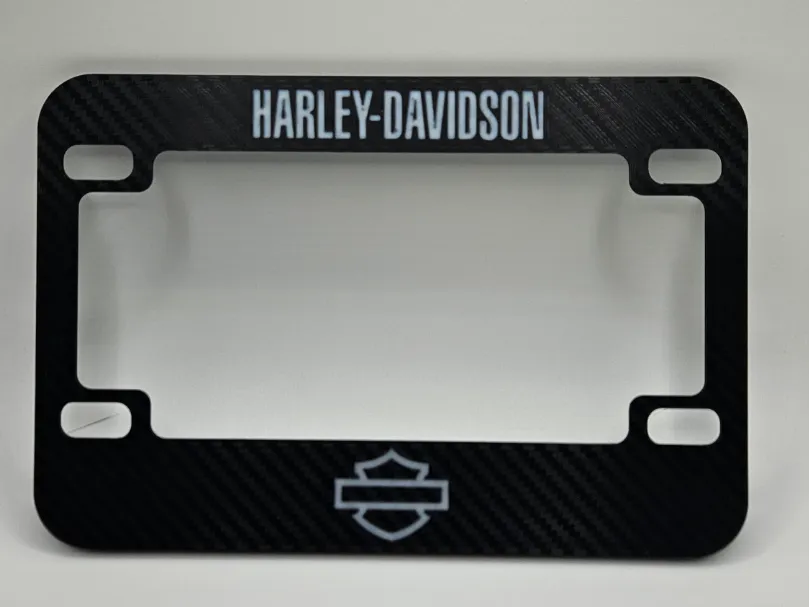 Harley Davidson Motorcycle License Plate Cover