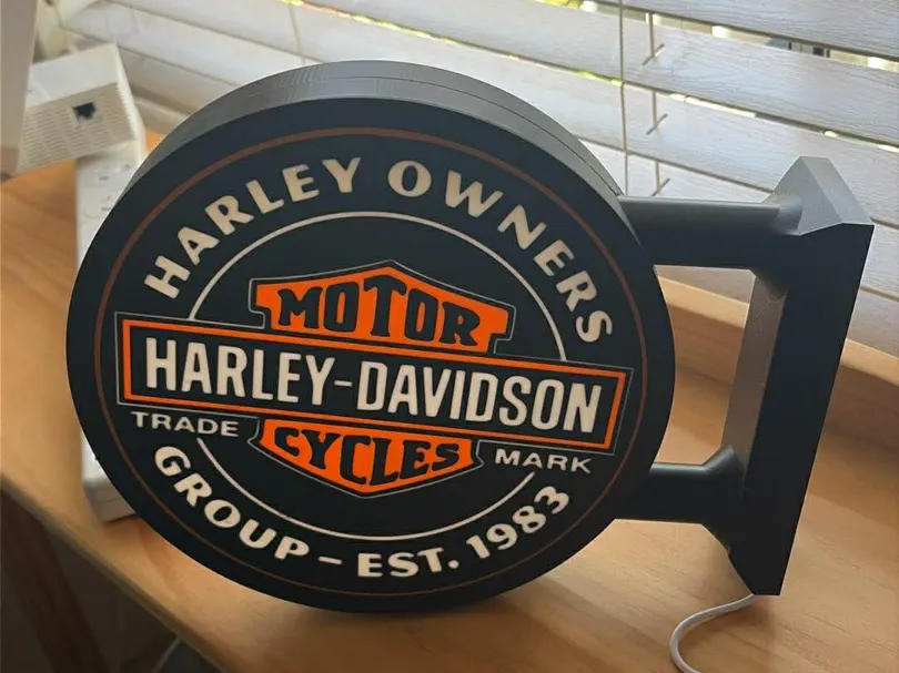 Harley-Davidson Owners Group Pub Sign