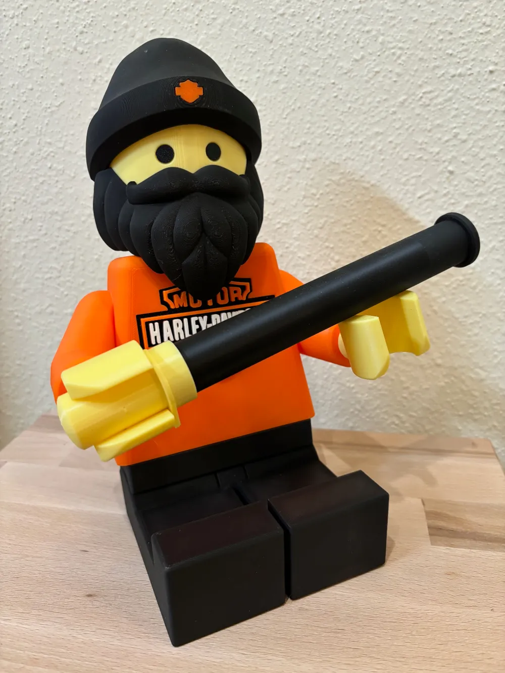 Harley Davidson Rider Brick Paper Holder