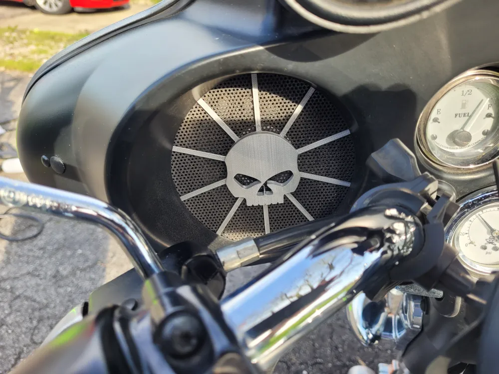 Harley Davidson speaker grill for 5.25" speaker