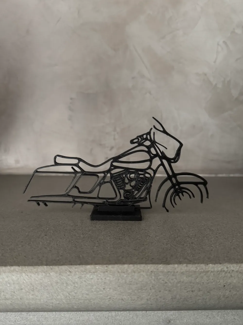 Harley-Davidson Street Glide desk decoration, photo 2 of 4 - Bike & Scooty Accessories, 2d art