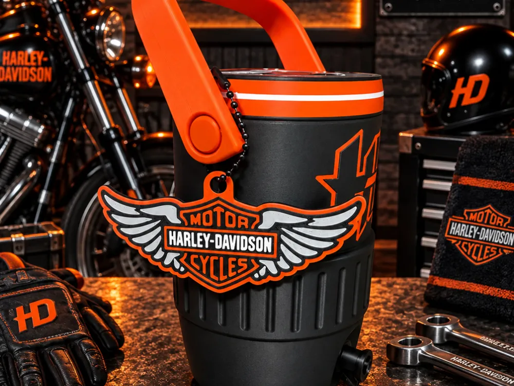 Harley-Davidson Winged Logo Keychain, photo 4 of 4 - Harley-Davidson Winged Logo Keychain Keychains