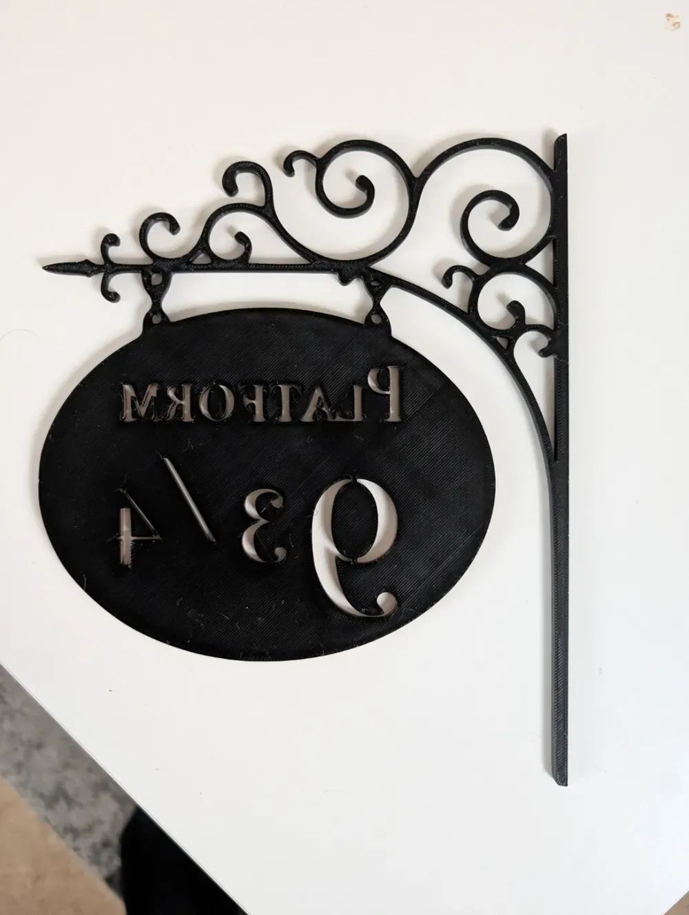 Harry Potter 9 3/4 Tür Schild, photo 2 of 4 - Harry Potter 9 3/4 Tür Schild Household