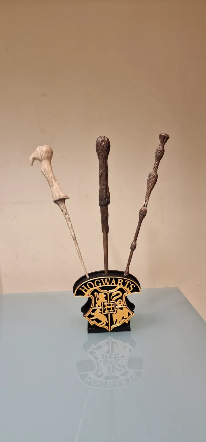 HARRY POTTER Wand Holder HOGWARTS, photo 2 of 4 - HARRY POTTER Wand Holder HOGWARTS Household