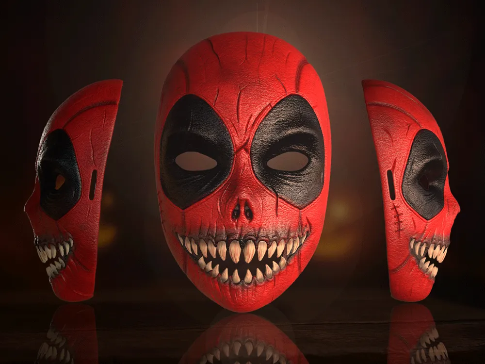 Haunted Deadpool Mask, The Halloween Nightmare