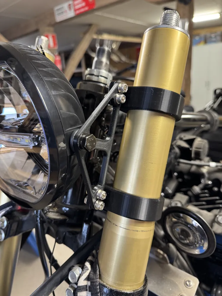 Headlight mount for USD motorcycle fork, photo 4 of 4 - Headlight mount for USD motorcycle fork Car & Vehicle