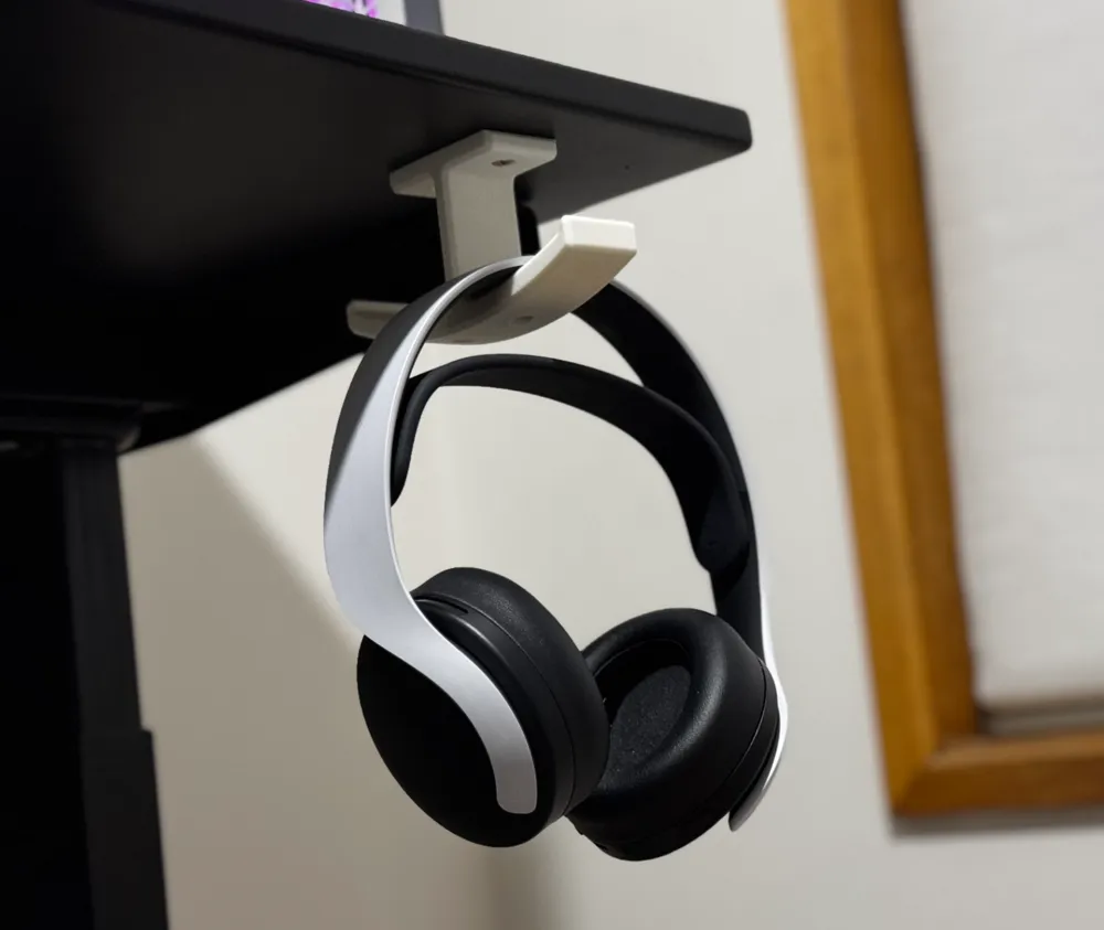 Headphone Hanger - Under Desk Mount