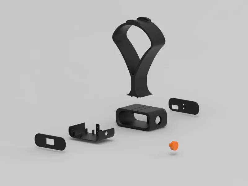 Headset stand with ESP32 screen, photo 4 of 4 - Headset stand with ESP32 screen Household