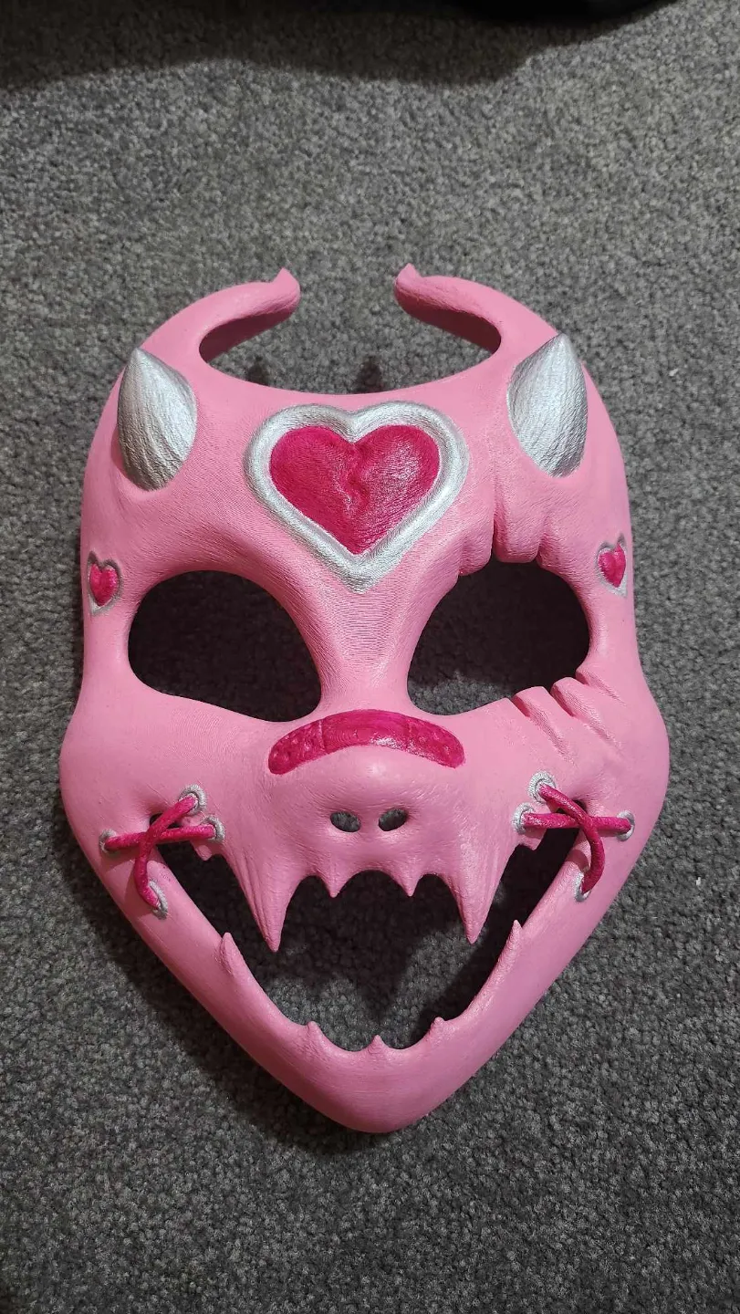 Heart mask, photo 2 of 4 - Heart mask Props & Cosplay