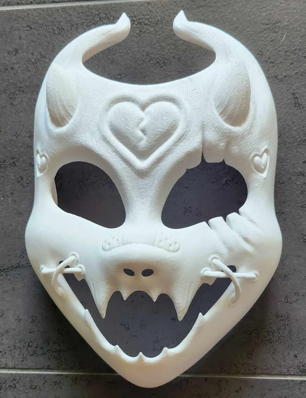 Heart mask, photo 3 of 4 - Heart mask Props & Cosplay