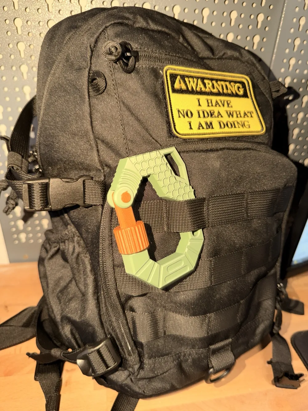 Heavy Duty Camping Carabiner | 40kg Tested, photo 3 of 5 - Everyday Carry & Pocket Tools, backpack