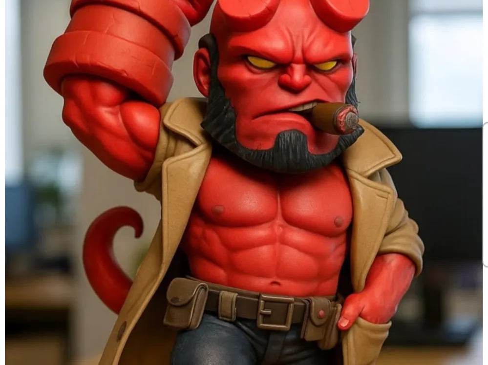 Hellboy, photo 3 of 4 - Hellboy Miniatures