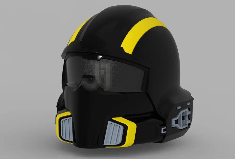 Helldivers 2 Helmet, Fan, photo 4 of 4 - Helldivers 2 Helmet, Fan Props & Cosplay