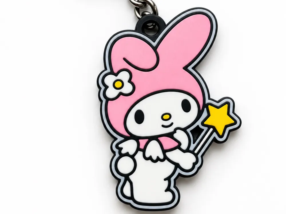 Hello Kitty-inspired keychain, photo 4 of 4 - Hello Kitty-inspired keychain Generative Art
