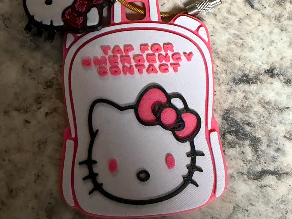 Hello Kitty NFC Backpack Tag FREE COMMERCIAL USE!