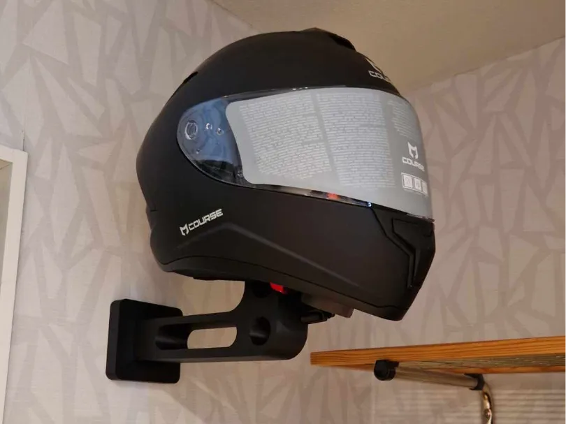 Helmet Wall Mount, MC, Bike & Fire Helmets, photo 4 of 4 - Helmet Wall Mount, MC, Bike & Fire Helmets Cycling