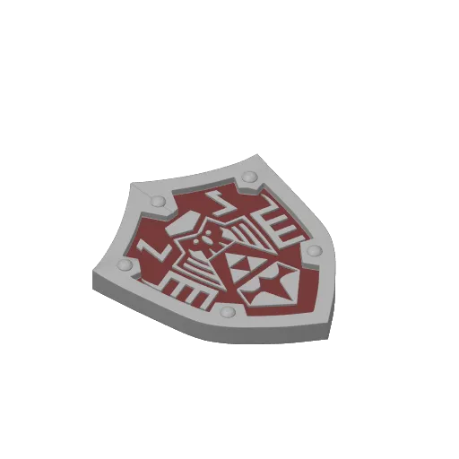 Hero's Shield - Zelda Majoras Mask, photo 4 of 4 - Hero's Shield - Zelda Majoras Mask Props & Cosplay