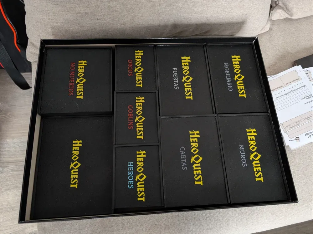 Heroquest 2021 Storage Box Solution - English
