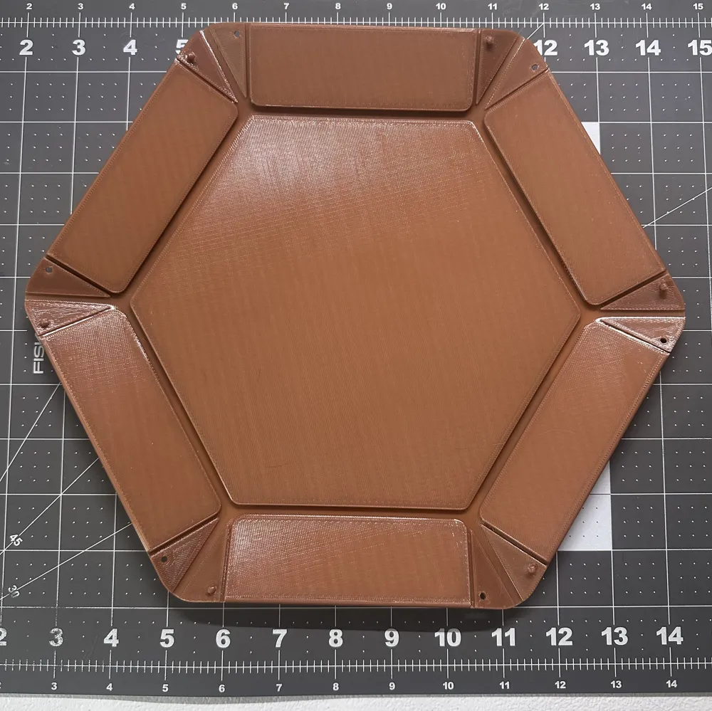 Hexagonal Folding Dice Tray TPU, photo 3 of 4 - Hexagonal Folding Dice Tray TPU Board Games & Tabletop