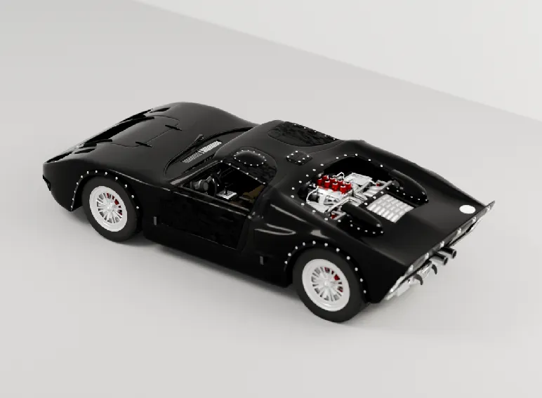 GT40 Detailed Model Car, photo 2 of 3 - GT40 Detailed Model Car Models, RC & Drones