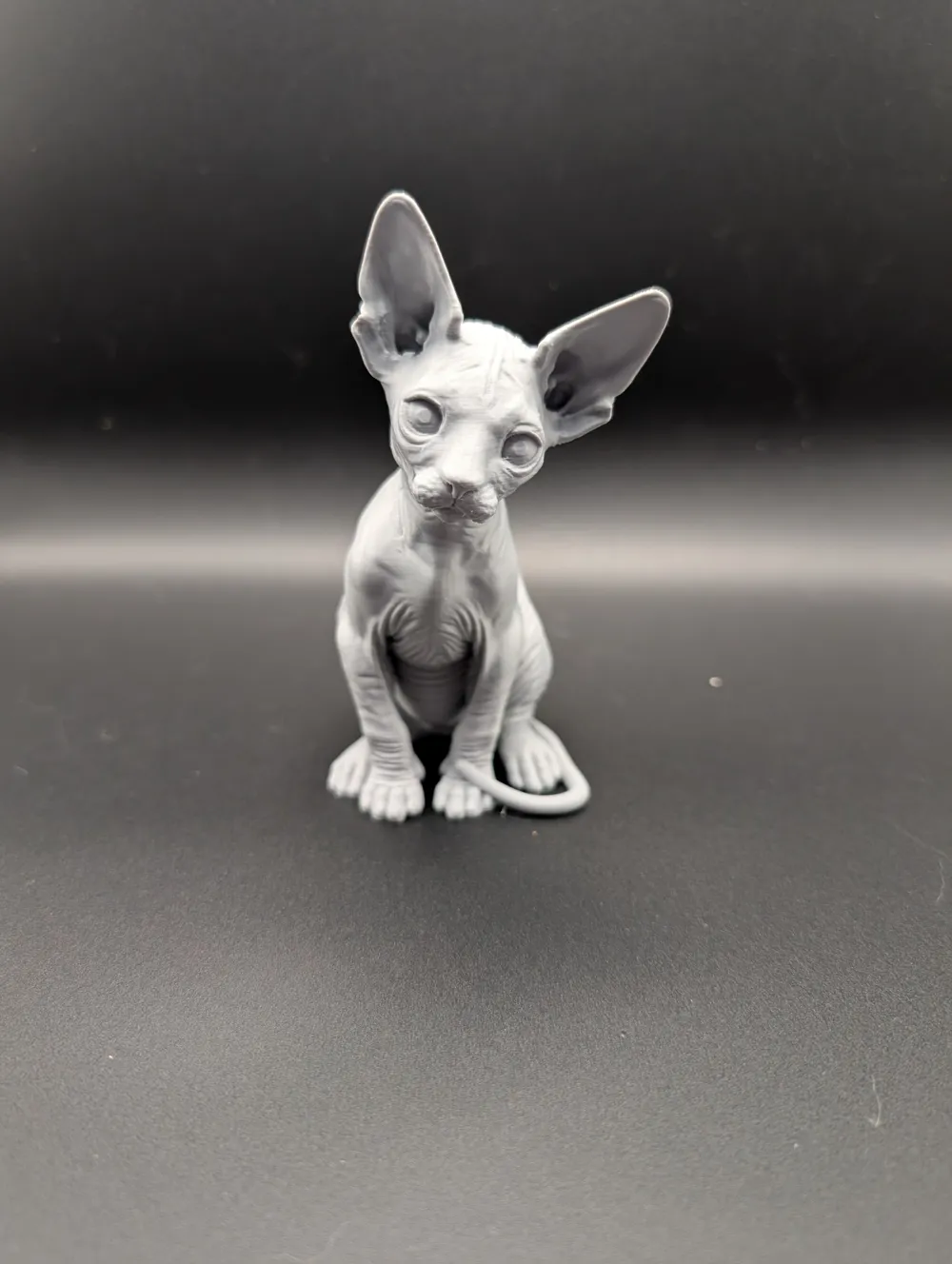 Highly Detailed Sphynx Cat Figurine, photo 3 of 4 - Highly Detailed Sphynx Cat Figurine Art